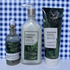 3X  Bath  Body Works  RENEWING FOREST  Body Wash, Body Lotion  Oil Mist