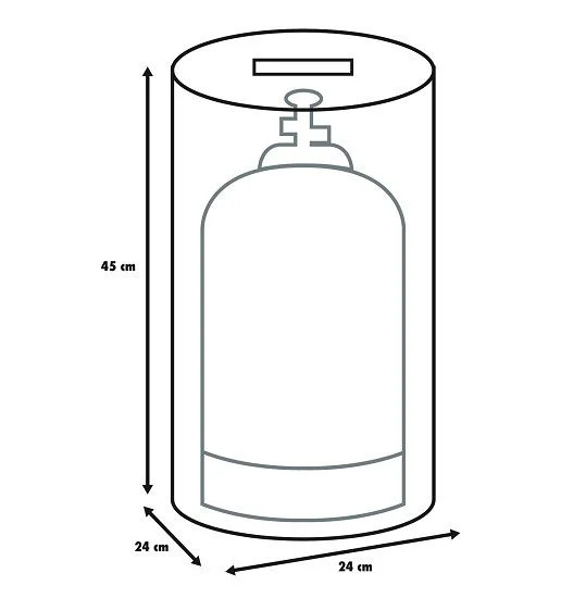 Primaster SchutzhüLle FüR Gasflaschen 5Kg Abdeckung Cover GasflaschenschutzhüLle-image