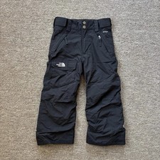 The North Face Kids Boys HyVent Freedom Black Snow Ski Cargo Pants Size XS 6