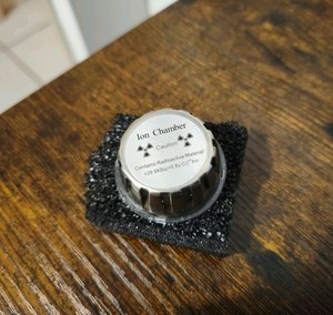 ☢️ Vintage Ionization Smoke Detector Am-241  Collectible Scientific Item ☢️