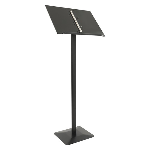 Metal Menu Stand, Black Speech Presentation Stand, Floor Standing Menu Stand - Picture 6 of 11