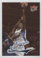 2004 Fleer Ultra WNBA Rookie Kaayla Chones #105 Rookie RC gb9