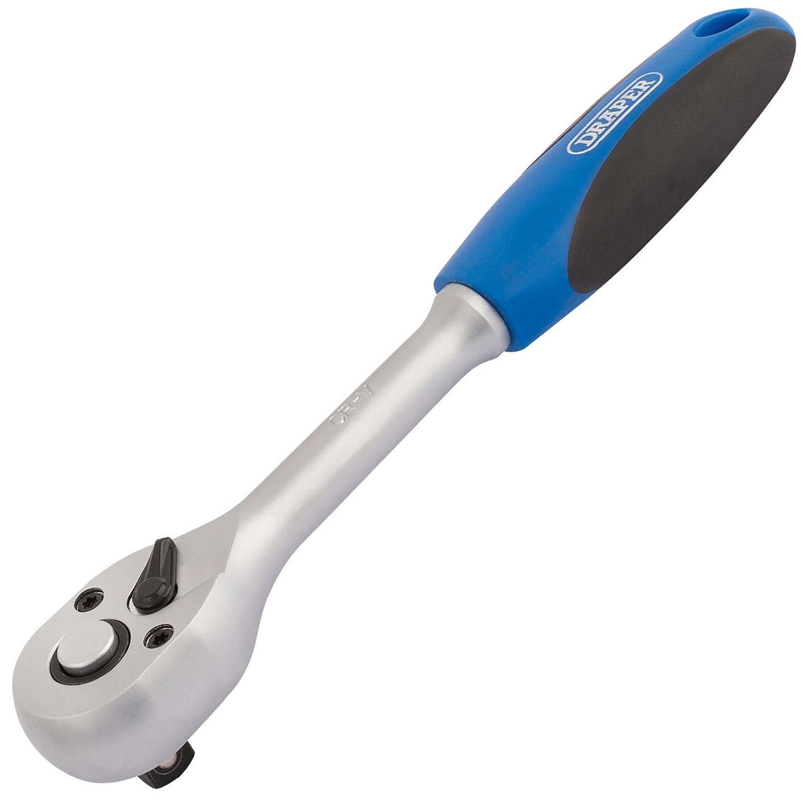 Draper 3/8'' Sq. Dr. 72 Tooth Reversible Soft Grip Ratchet - Forward / Reverse
