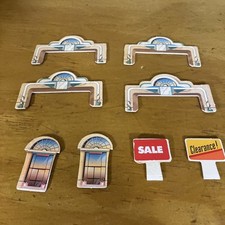 Electronic Mall Madness Replacement Cardboard Mall Parts 1989 VTG Board Game