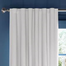 2 Pack Aruba Blackout Window Curtain Panels Threshold Off White 63" L x 50" W