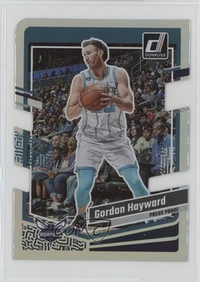2023-24 Panini Donruss Silver Press Proof Die-Cut 37/75 Gordon Hayward #34 1f7d