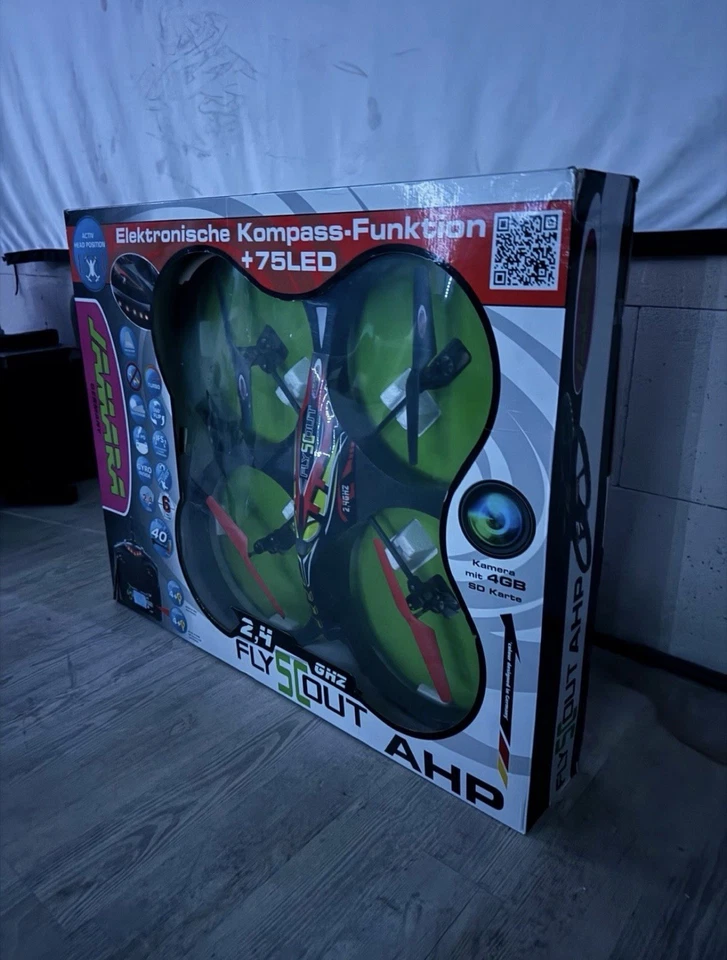 Jamara Flyscout AHP Quadrocopter mit Kamera, Kompass-Funktion, 360° Flip - Bild 2 von 2