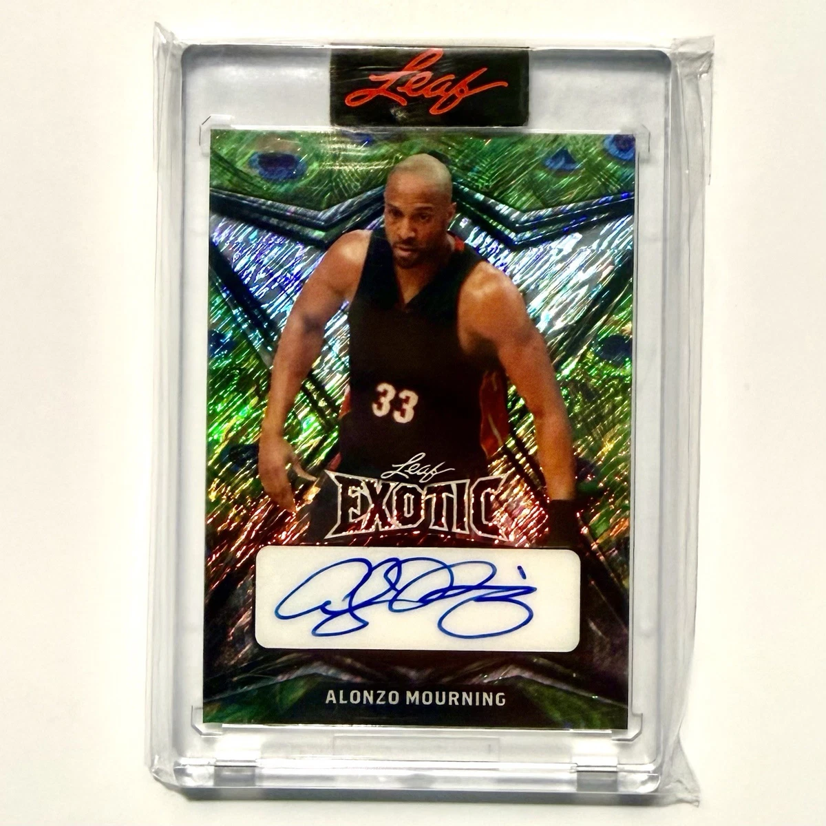 Alonzo Mourning Basketball Autographed Sports Trading Cards