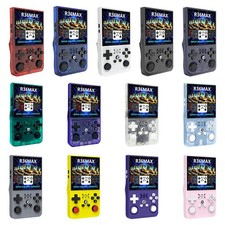 R36MAX Retro Handheld Video Game Console 64/128GB Linux System 4.0 In IPS Screen