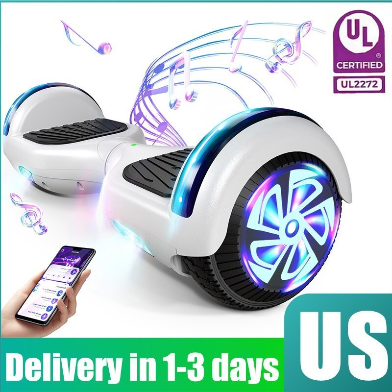 6.5 Inch W/ Bluetooth Speaker - Electric Self Balancing Scoo