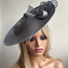 Vivien Sheriff FASCINATOR/ HATINATOR Cornflower Blue RRP £285.. NEW - weddings 