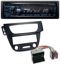 Alpine USB Bluetooth DAB MP3 Autoradio für Renault Megane 3 09-14 Quadlock schwa