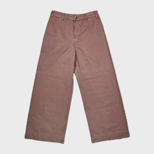 We The Free Pants Women's 28 Mauve High Rise Waist Wide Leg Pleated