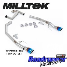 Milltek Auspuff Ranger 2.0TDCI (T9) 205PS Bi-Turbo Diesel Raptor Style SSXFD446