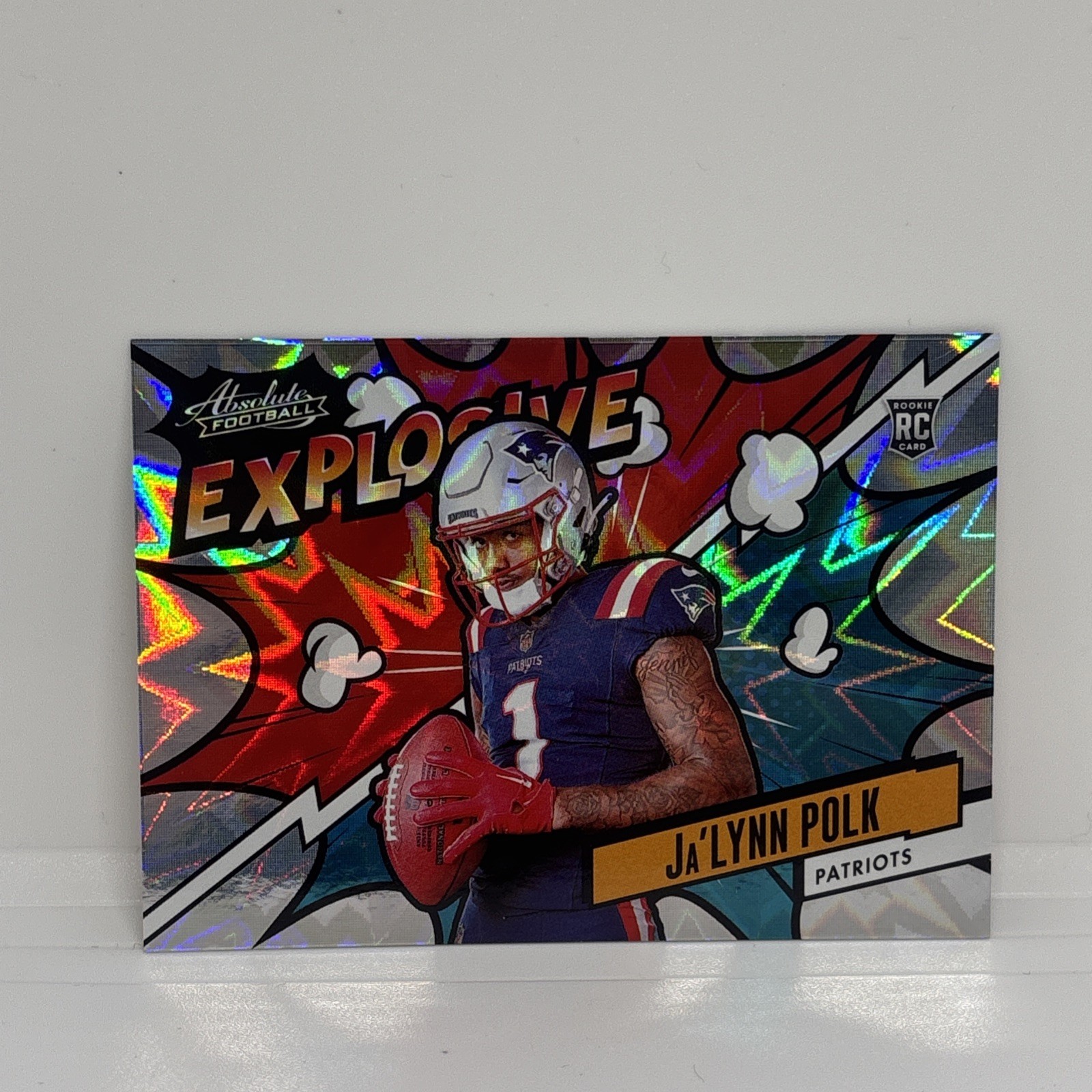 2024 Panini Absolute - Explosive Ja'Lynn Polk #EX-JPK (RC) Patriots