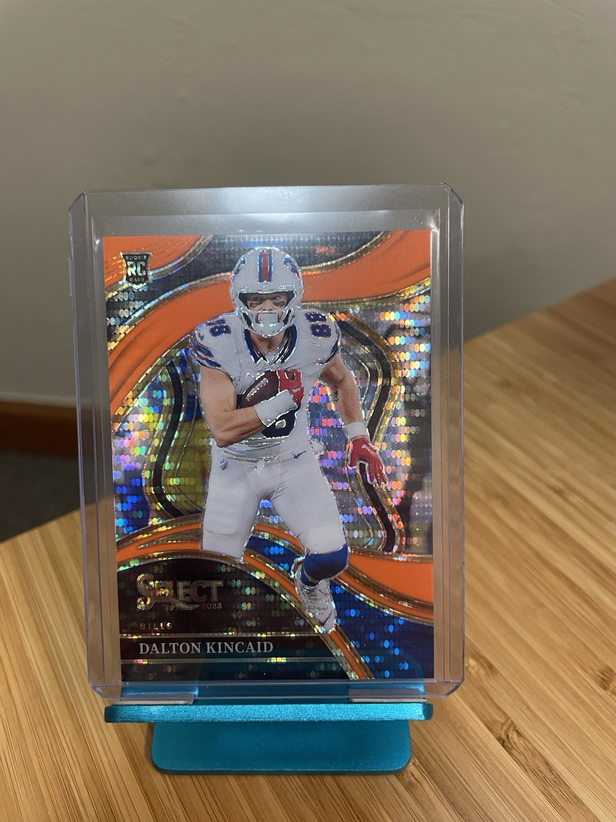 Dalton Kincaid 2023 Select FOTL Orange Pulsar Club Level #/7 Rookie Card