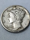 1943-S Mercury Dime – WWII 90% Silver – San Francisco Mint – Winged Liberty
