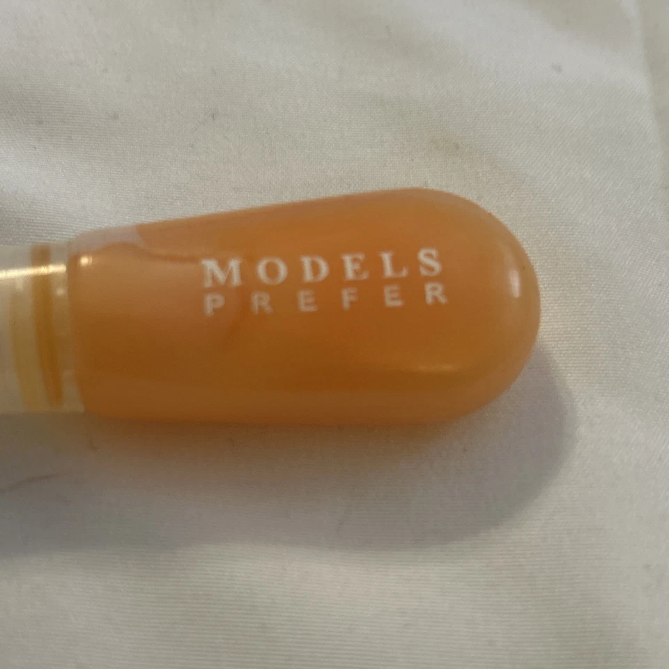 Models Prefer Lip Gloss Lip Shine Lip Moisturizer W/Coral Shimmer Vintage New - Image 3 of 4