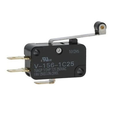 2PC OMRON ELECTRONIC COMPONENTS V-156-1C25 Miniature Basic Switch