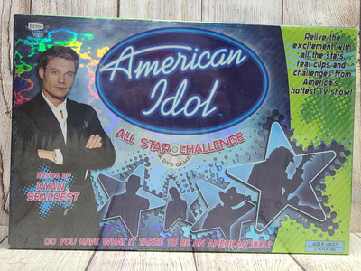 Vintage American Idol All Star Challenge DVD Game 2-4 Players Ages 8+ 2006 New