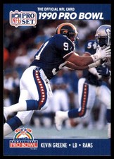 Kevin Greene 1990 Pro Set #392 Rams NFL READ FREE SHIPPING AutographDen