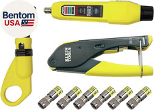 VDV002-818 Coax Install and Test Kit with Crimp Tool, Includes Tester, Stripper
