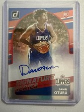 2020-21 Donruss #SG-DOT Daniel Oturu Signature Series