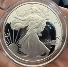A 2024 W Proof $1 American Silver Eagle W/ OGP & COA