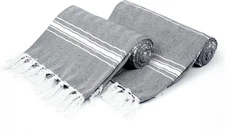 Belizzi Home Turkish Beach Towel -Large Beach Towels Oversized 2 Pack - Soft Dur