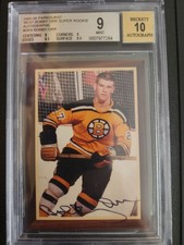 1995-96 Parkhurst Bobby Orr super rookie autographs #SR4 AUTO 10 MINT #378/500