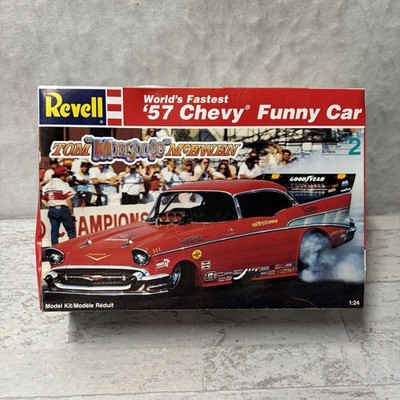 Revell 57 Chevy Funny Car Tom Mongoose McEwen  # 7172 Model Kit 1994 NEW