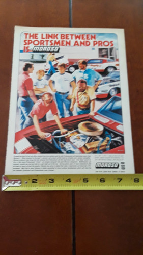 MOROSO - RACING PERFORMANCE -   ORIGINAL 1981 AD