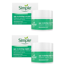 Simple Regeneration Age-Resisting Day Cream And Night Cream  50ml each (bundle)