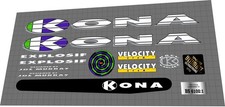 1993 Kona Explosif Decal Set