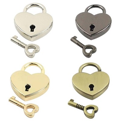 Wishes Lock Vintage Heart Lock with Key Wedding Keyed Padlocks for Anniversary