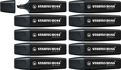 STABILO BOSS ORIGINAL - 10er Set schwarz