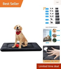 Dog Beds Crate Pad for Dogs Ultra Soft Dog Crate Bed Washable  Anti-Slip Ken...