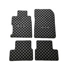 FOR 12-15 Honda Civic Coupe Car Floor Mats Carpets BlacK/Gray W/Emblem H