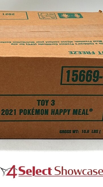 2021 POKEMON 25TH ANNIVERSARY HAPPY MEAL TOY 3 150-PACK CASE FACTORY SEALED