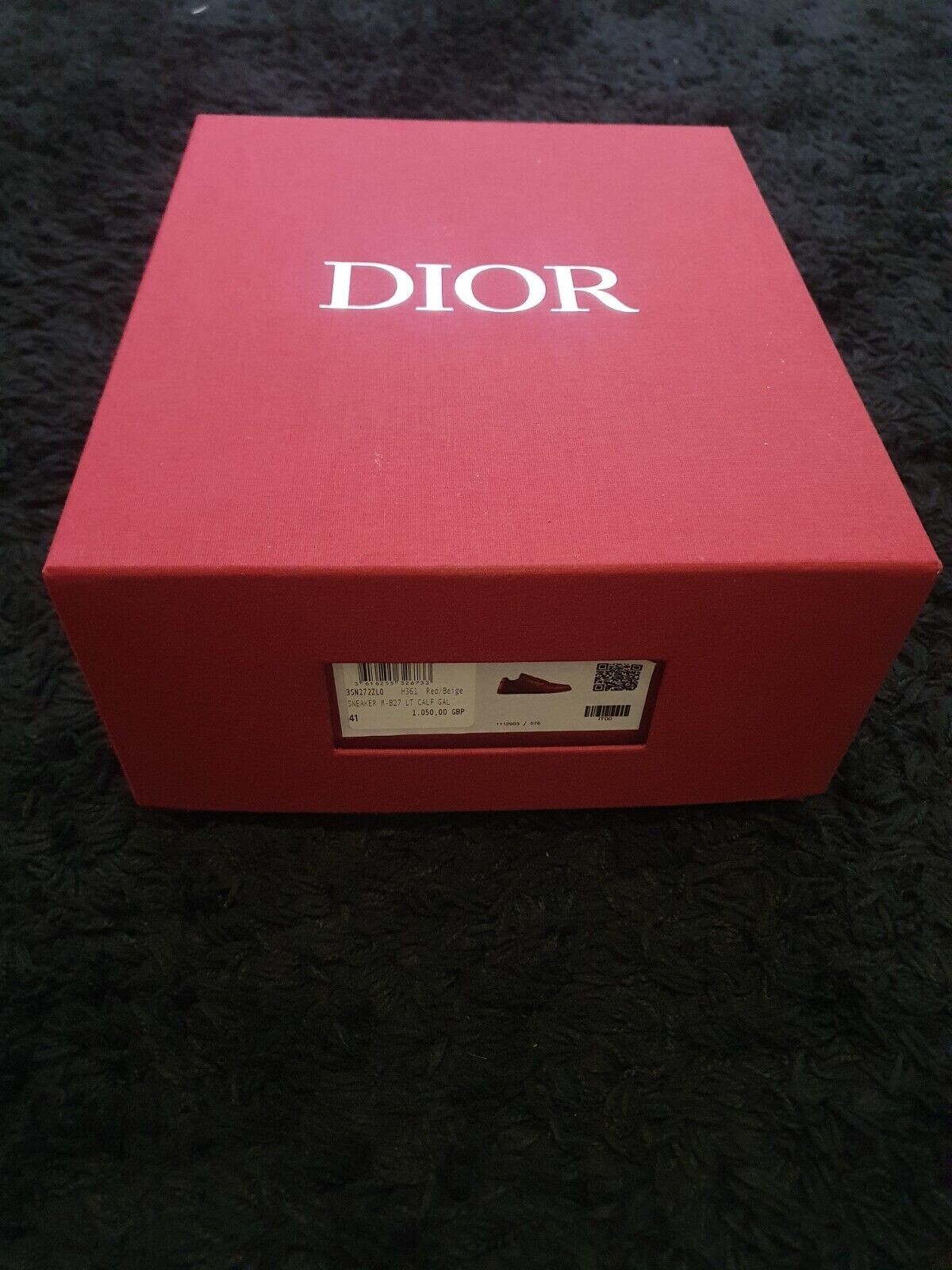 Rare Red Christian Dior B27  Trainers - Size EU 41 / UK 7 image 8