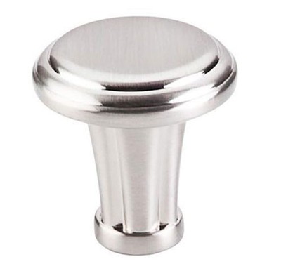 Six Top Knobs TK196BSN Luxor 1-1/4 Inch Mushroom Cabinet Knobs