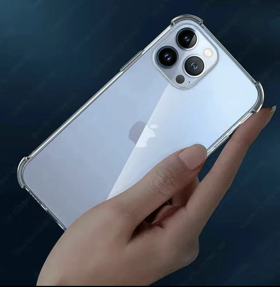 Case For iPhone 15 14 Max Plus 13 12 11 XR SE 7 8 6 Shockproof Clear Phone Cover - Image 4 of 4