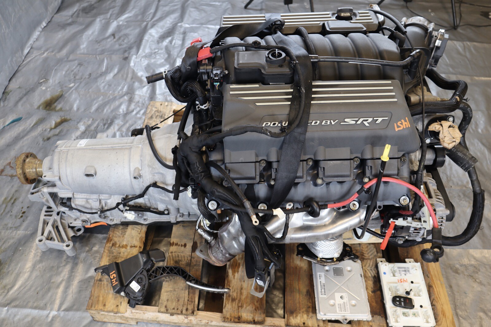 2016 DODGE CHARGER SCAT PACK 6.4L OEM ENGINE & 8HP70 AUTO TRANSMISSION