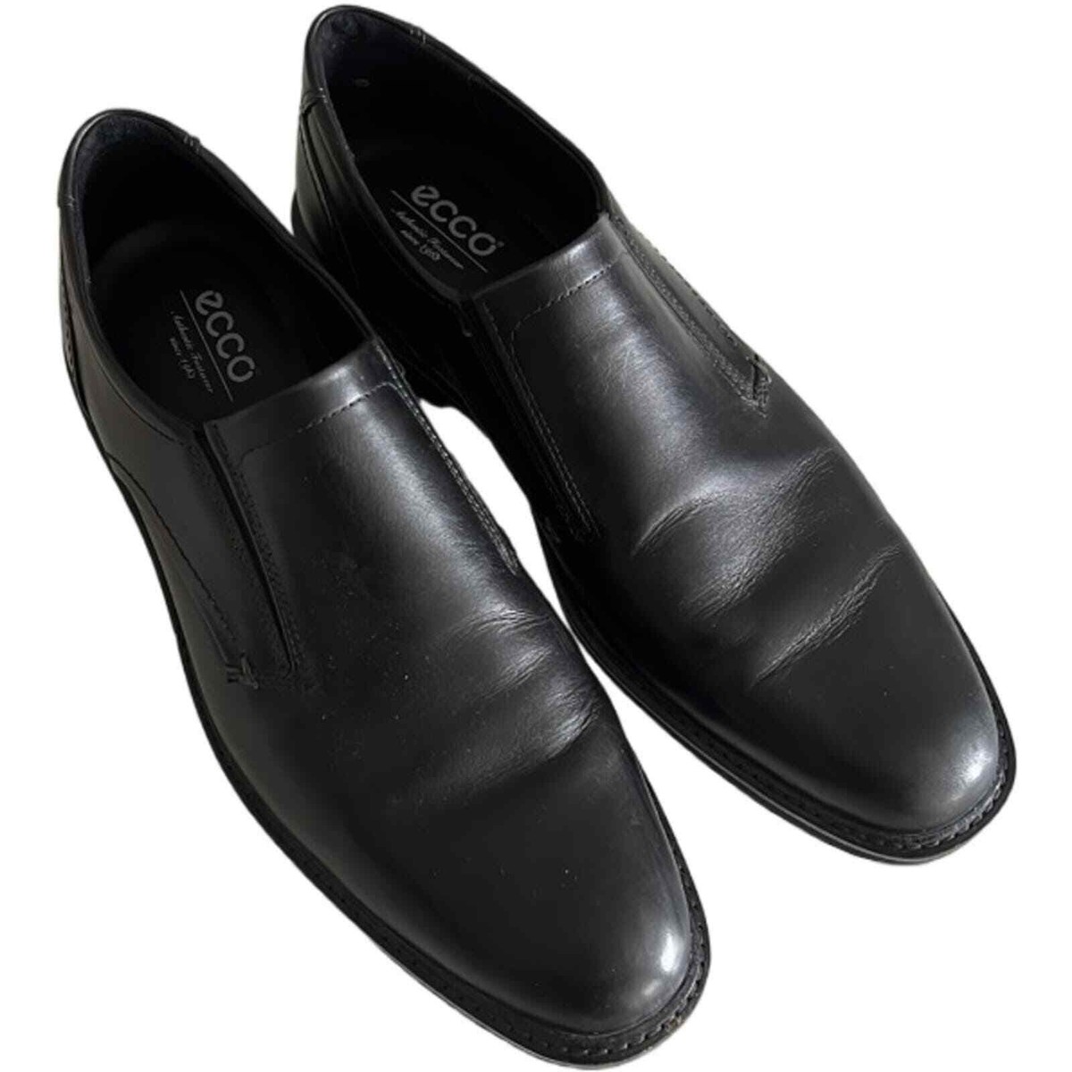 ECCO Black dress shoes size 46 men