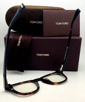 ?Authentic Tom Ford Round Tortoise Prescription Eye Glasses TF 5660-B 49/23/145 Authentic Tom Ford Round Tortoise Optical Glasses TF 5660-B  main image 2
