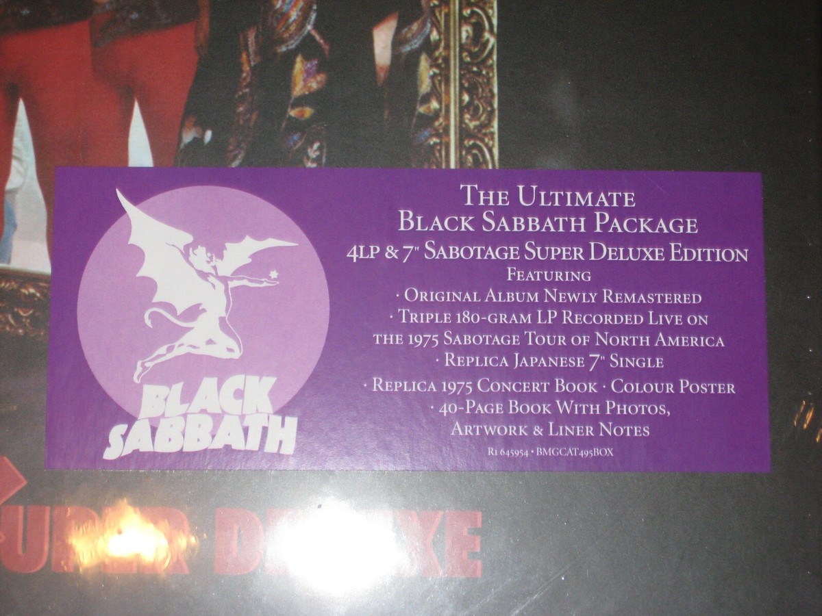 未開封　BLACK SABBATH SABOTAGE DELUXE 4CD Black Sabbath - Sabotage (Super Deluxe 4CD Box Set) - Amazon