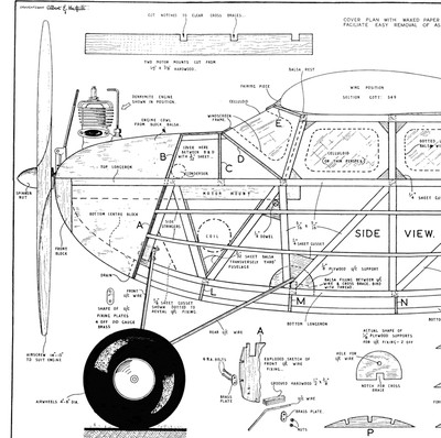 Eddie Keil Falcon Plan und Anleitung Original Freiflugversion