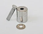 3/8" Steel Coin Ring Tool for Quarter Dollar CENTER PUNCHER Hole in coin punch