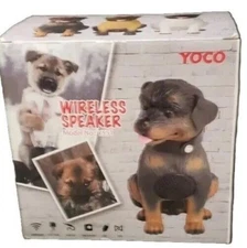 Rottweiler Dog Puppy Wireless Speaker Yoco Model Y551 New