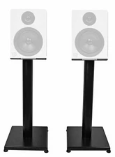 Rockville 21” Black Steel Studio Monitor Speaker Stands For Rockville APM8W
